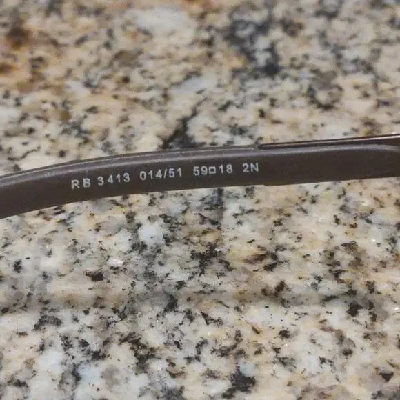 Ray-Ban RB 3413 Brown Sunglasses FRAMES ONLY 59/18 2N Made in Italy
